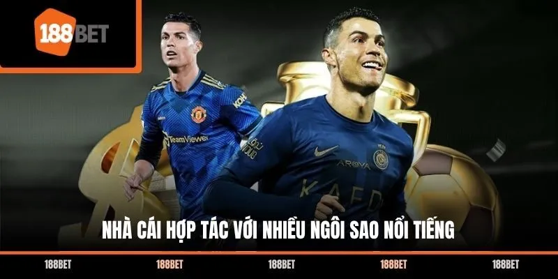 Nhà cái hợp tác với nhiều ngôi sao nổi tiếng